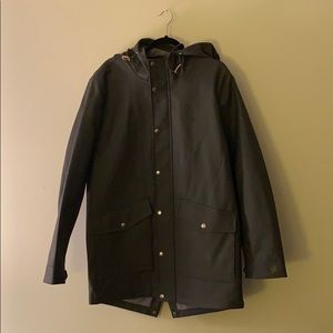 Levi Strauss Hooded Rubber Rain Jacket